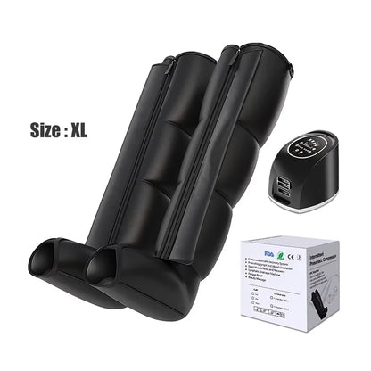 Air Compression Boots Foot Leg Massager Air Pressure Pressotherapy Recovery Lymphatic Drainage Machine Physiotherapy 4 Chamber