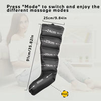 Air Compression Circulation Leg Massage Air Pressure Recovery Boots Power Pump Lymphatic Drainage Device Professional Athletes