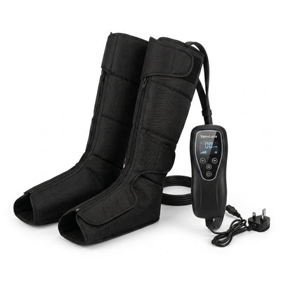 Air Compression Therapy Boots Designed for Athletic Recovery, 4-Chamber System, Lymphatic Drainage, Pro Grade