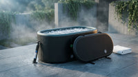 XXL Drop Stitch Ice Bath Tub for Recovery 216 Gal, Compatible with Water Chillers, Cold Plunge Tub with Insulated Lid, Multi-Layer Portable Bathtub for Cold Water Therapy(59In*32.2In*27In) — Lifestyle