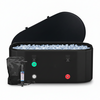 Ice Bath Tub Engineered for Athletes, 216 Gallon Capacity, Drop Stitch Construction, Chiller Compatible